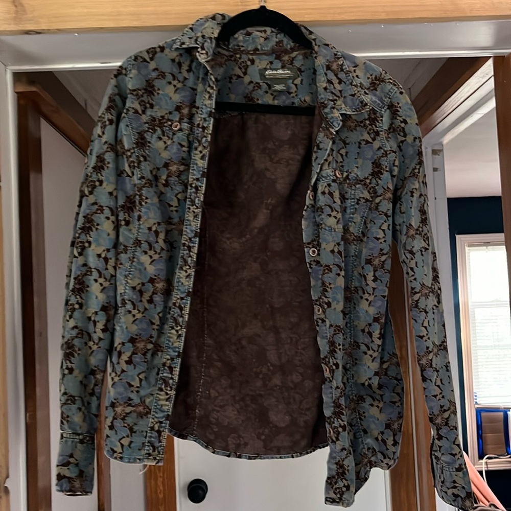 Eddie Baurer floral jacket